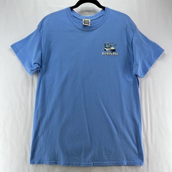 Old Guys Rule Other - OLD GUY RULE Shirt Mens Size L This Is How I Roll Graphic Tee Short Sleeve Blue